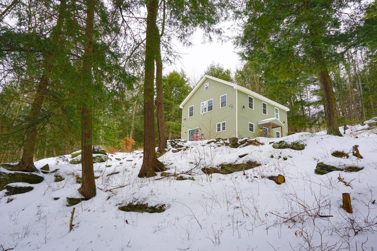 Secluded Streamside Home With Hot Tub Margaretville Exterior foto