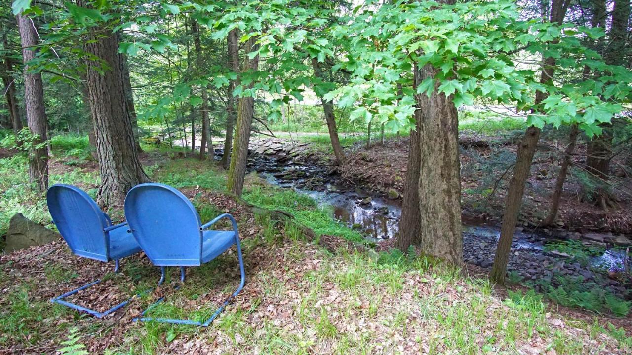 Secluded Streamside Home With Hot Tub Margaretville Exterior foto